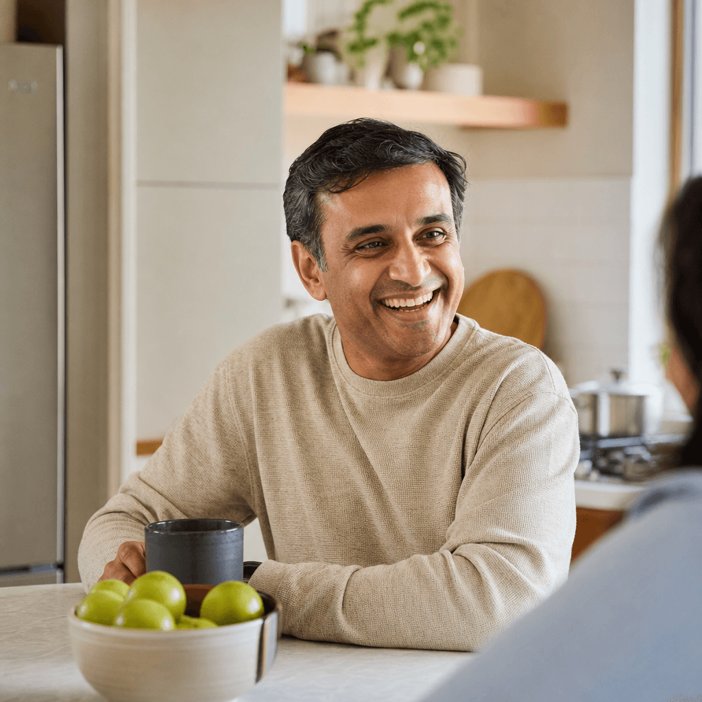 Patient receiving a discreet U.S.-licensed pharmacy delivery